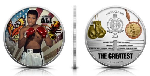 1 oz Silver Muhammad Ali The Greatest Edition Coin 2$ Niue 2023 - Image 7
