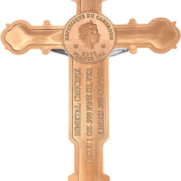 1 oz Silver Bimetal Crucifix Coin 750th Anniversary the Church of Mary’s Crucifix