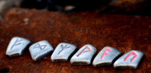 6 oz Silver Germania Mint Cast Runes Bar set (1oz x 6)