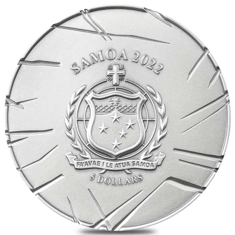 1 oz Silver Two Face DC Comics Batman Supervillain Colored Coin in Box 2022 - Pamp Suisse - Samoa - Image 6