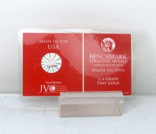 Refreshing Red – Pure .999 Fine 24k Gold 3mm X 6mm - Benchmark Strategic Metals - Image 4