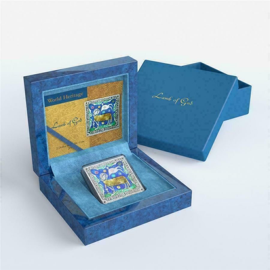 1 oz Silver Coin $2 Lamb of God World Heritage 2014 - Niue - Image 7