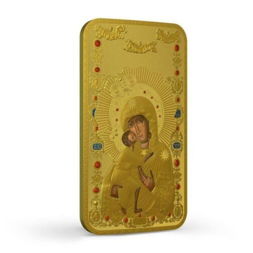 1 oz Silver Orthodox Shrines - Mother of God - Gilded Silver Coin $2 2014 - Niue - Image 6