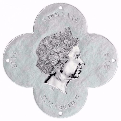 1 oz Silver Coin $2 World Heritage Saint John in Mourning Cross 2014 - PAMP - Niue - Image 5