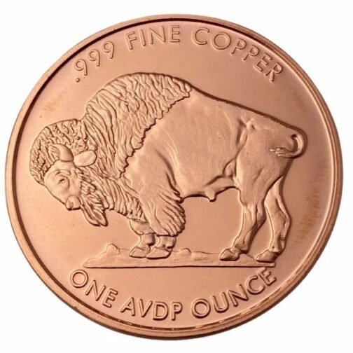 1 oz Copper Buffalo Round - Image 3