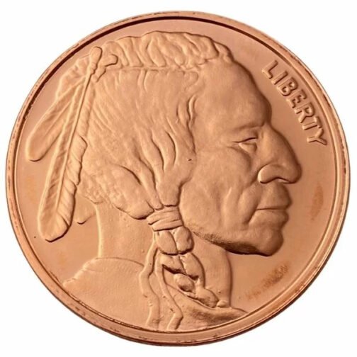1 oz Copper Buffalo Round - Image 4