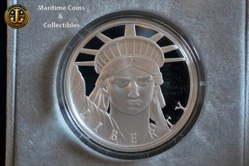 1 oz Silver Statue of Liberty Crypto Encrypted Coin in box 2023 1000 Satoshi - Image 11