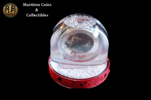 1 oz Silver Snowglobe African Wildlife Christmas 2023 - Image 6