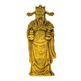 2 oz Silver God of Wealth 2021 Special Gold Gilded Shape Coin - Feng Shui Symbol Series - TCHAD