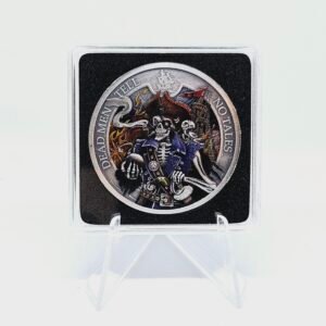 1 oz Silver Round Dead Men Tell No Tales Captain Kidd Edition 2023 Color