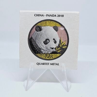 30g Silver China Proof Panda Quartet Metal Coin 2018 - Image 3