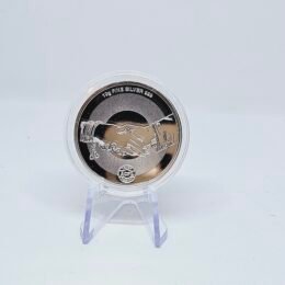 10 Gram Silver Precious Moments Congratulations Colored Silver Round in Capsule and box