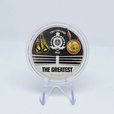 1 oz Silver Muhammad Ali The Greatest Edition Coin 2$ Niue 2023 - Image 2
