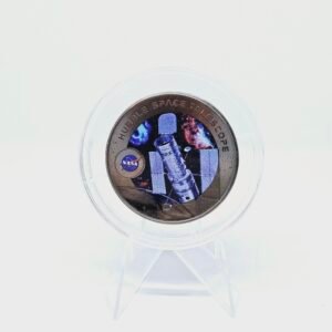 1 oz Titanium NASA Hubble Telescope Fiji Half Dollar Coin 2022