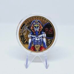 1 oz Silver Sierra Leone Egyptian Gods Ra Gold Gilt Coin 2023
