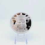 1 oz Silver Statue of Liberty Crypto Encrypted Coin in box 2023 1000 Satoshi