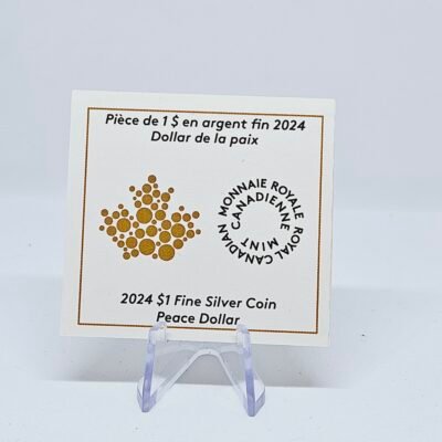 1 oz Silver Peace Dollar 2024 Ultra High Relief Proof in box - Image 3