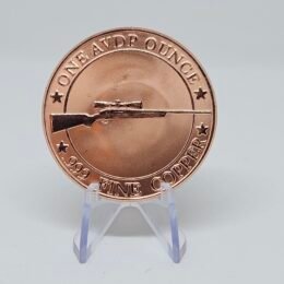1 oz Copper Deer Round