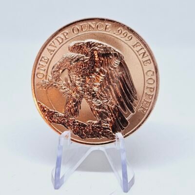 1 oz Copper Don't Tread on Me Reverse Proof Round - Image 2