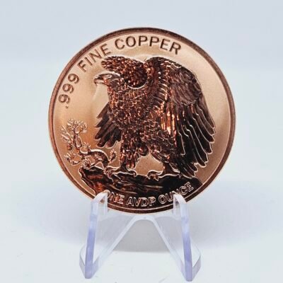 1 oz Copper Liberty Round - Image 2