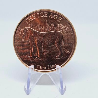 1 oz Copper The Ice Age Cave Lion