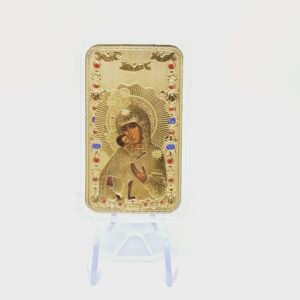 1 oz Silver Orthodox Shrines - Mother of God - Gilded Silver Coin $2 2014 - Niue