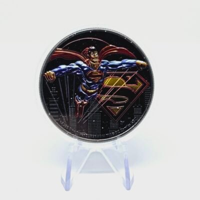 1 oz Silver Niue DC Comics Justice League Superman NIGHT Black Platinum 2021