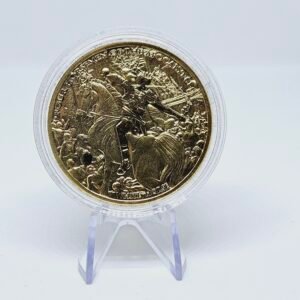 1 oz Silver Four Horsemen of the Apocalypse White Horse Gold Gilt