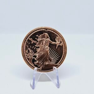1 oz Enemy Unknown Copper Round United Snakes of America Series #2