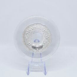 1 oz Silver Holiday Wreath Shaped Fiji Coin 2021 High Relief 999 Silver BU In Capsule wCoa