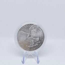 1 oz Silver Human Vs. Machine Ai Connectivity (2) Colored American Silver Eagle Coin in Capsule w/coa