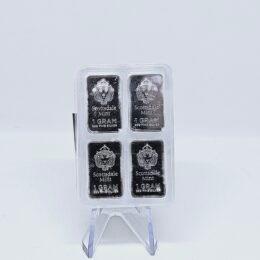 100 x 1 Gram Silver Scottsdale Prepper Bars Box .999 Pure