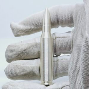 2 oz .308 Caliber (7.62 NATO) Silver Bullet | Silvertowne Mint