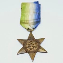 Canada WWII GRJ VI Atlantic Star Medal 1939-1945