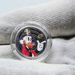 1 Gram Silver Scrooge Bullseye Round