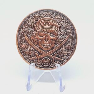 1 oz Copper Pirate Bootie Hunter Round