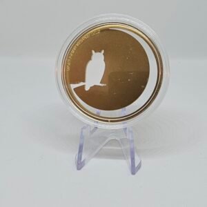 1/2oz 925 Silver Owl Coin 2016 Mongolian Nature 500 Togrog - Coin Invest Trust