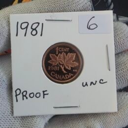 1981 Canada 1-Cent Maple Leaf Penny Proof-Like (PL) Coin