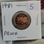 1981 Canada 1-Cent Maple Leaf Penny Proof-Like (PL) Coin