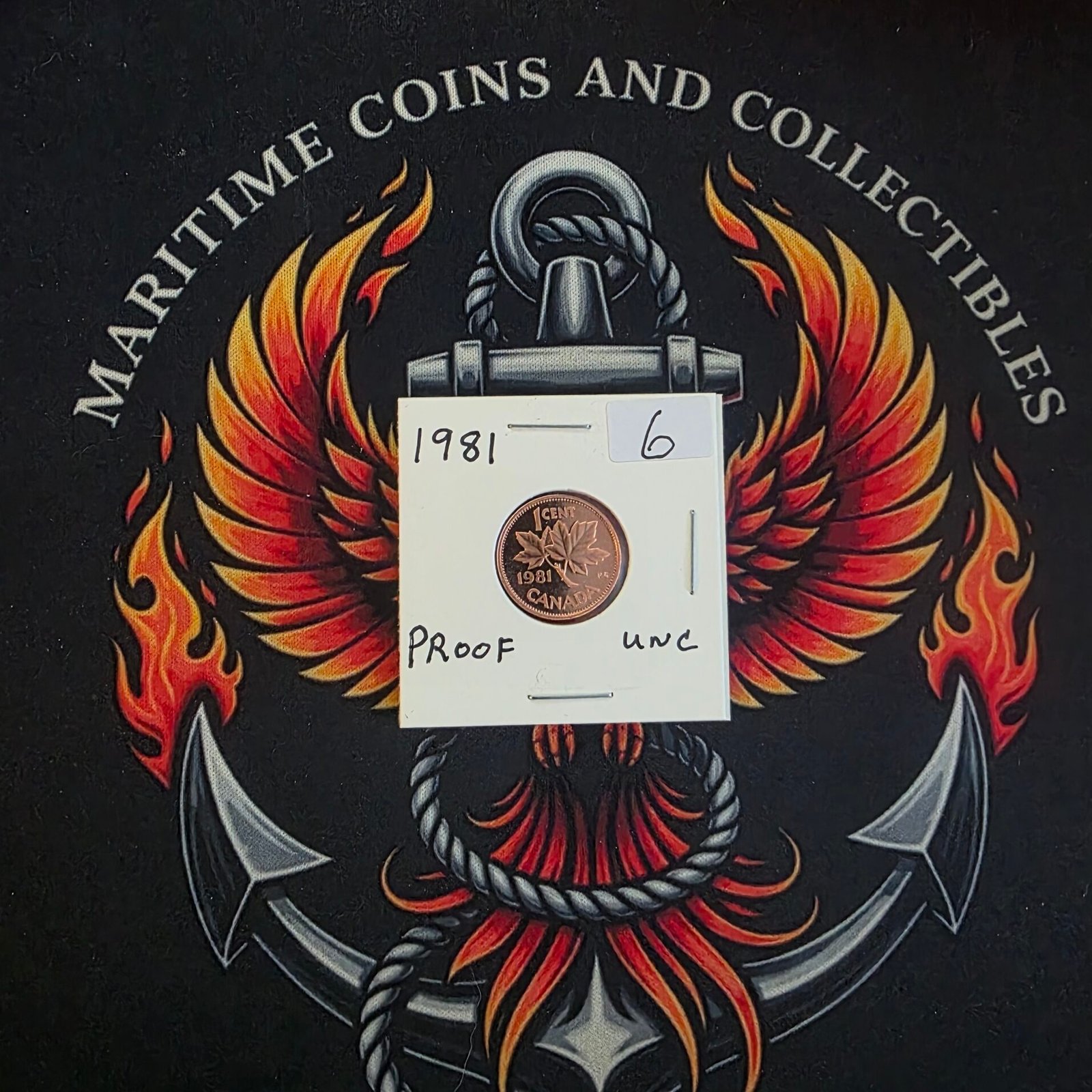 1981 Canada 1-Cent Maple Leaf Penny Proof-Like (PL) Coin - Image 6