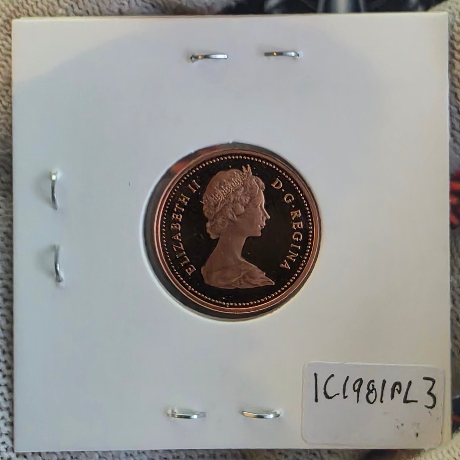 1981 Canada 1-Cent Maple Leaf Penny Proof-Like (PL) Coin - Image 2