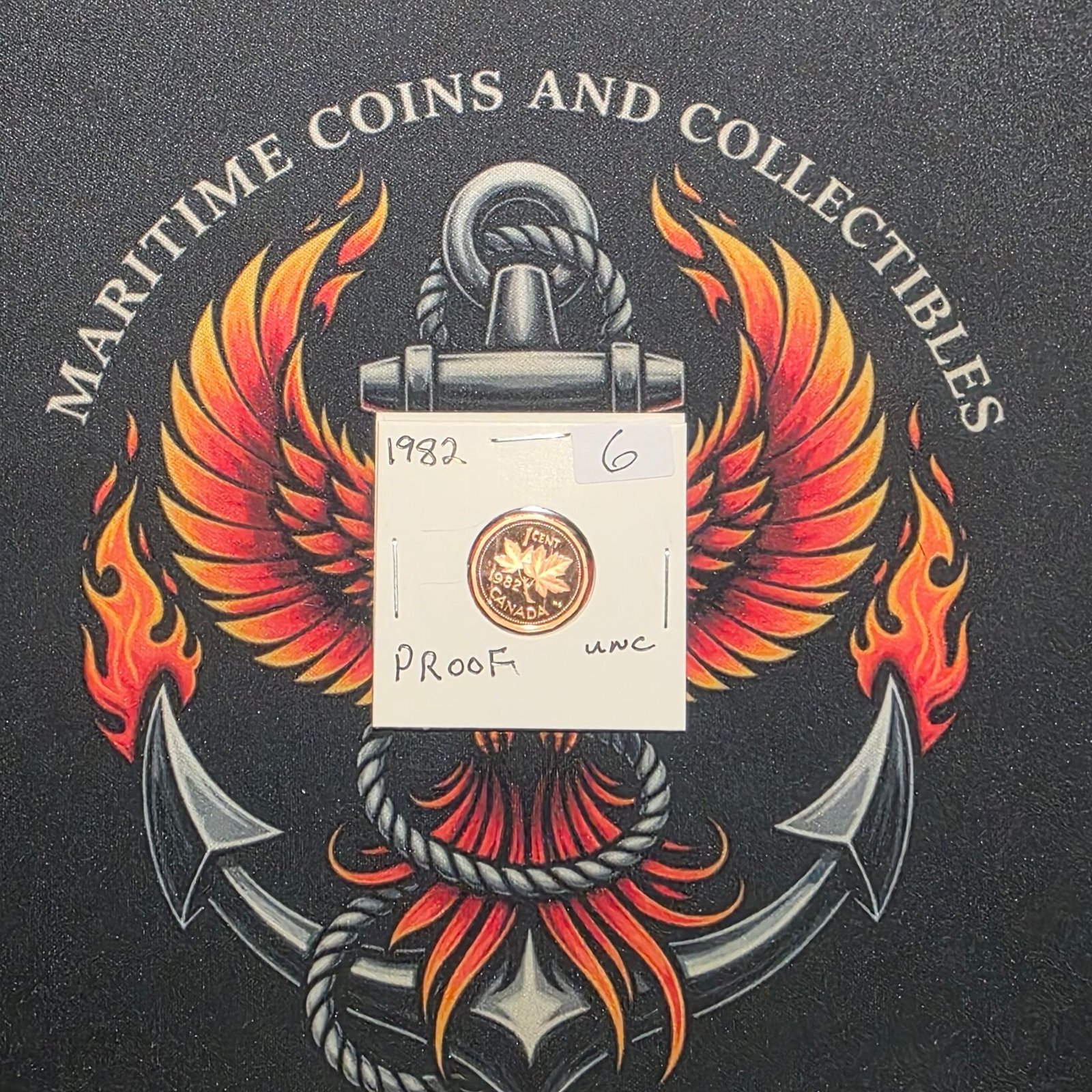 1982 Canada 1-Cent Maple Leaf Penny Proof-Like (PL) Coin - Image 6