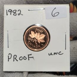 1982 Canada 1-Cent Maple Leaf Penny Proof-Like (PL) Coin
