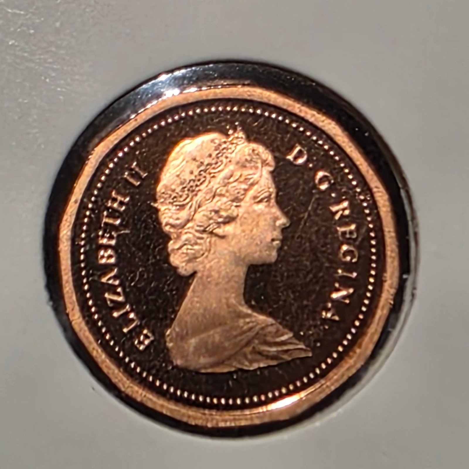 1982 Canada 1-Cent Maple Leaf Penny Proof-Like (PL) Coin - Image 5