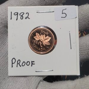 1982 Canada 1-Cent Maple Leaf Penny Proof-Like (PL) Coin