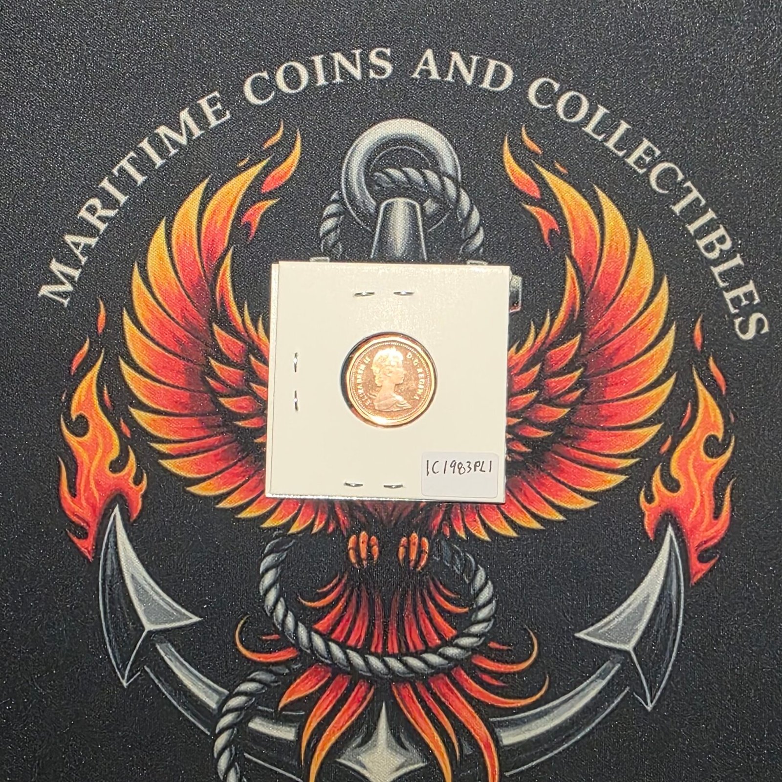 1983 Canada 1-Cent Maple Leaf Penny Proof-Like (PL) Coin - Image 7