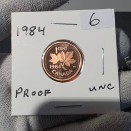 1984 Canada 1-Cent Maple Leaf Penny Proof-Like (PL) Coin