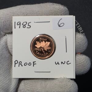 1985 Canada 1-Cent Maple Leaf Penny Proof-Like (PL) Coin