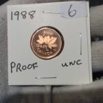 1988 Canada 1-Cent Maple Leaf Penny Proof-Like (PL) Coin