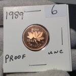 1989 Canada 1-Cent Maple Leaf Penny Proof-Like (PL) Coin